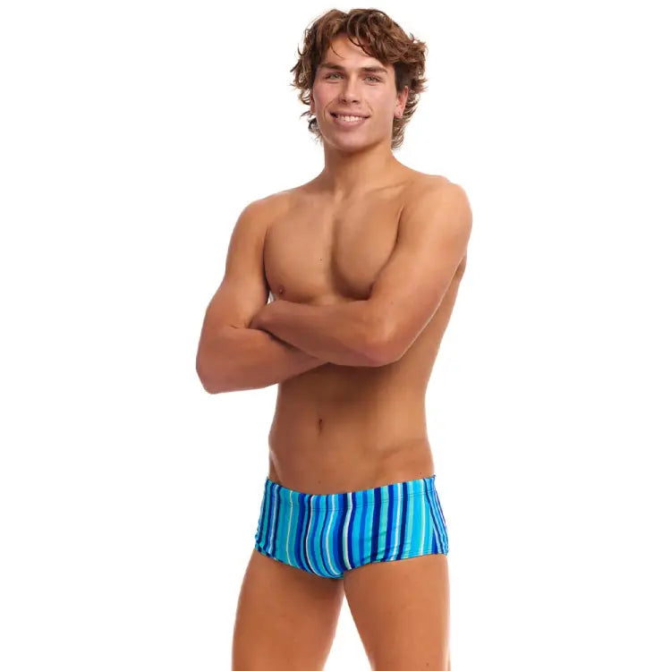 Swimsuits: Funky Men Sidewinder Trunks-LANE LINES - 2024, Blue, Clothing, Fashion, FUNKY | FTS015M7183032