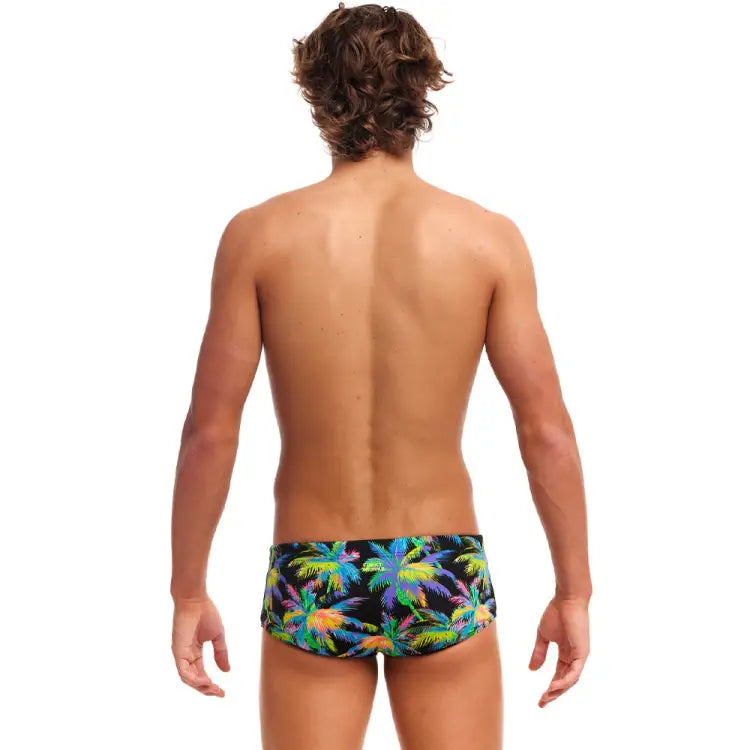 Swimsuits: Funky Men Sidewinder Trunks-PARADISE PLEASE - 2024, Black Tropic, Clothing, Fashion, FUNKY | FTS015M7182332