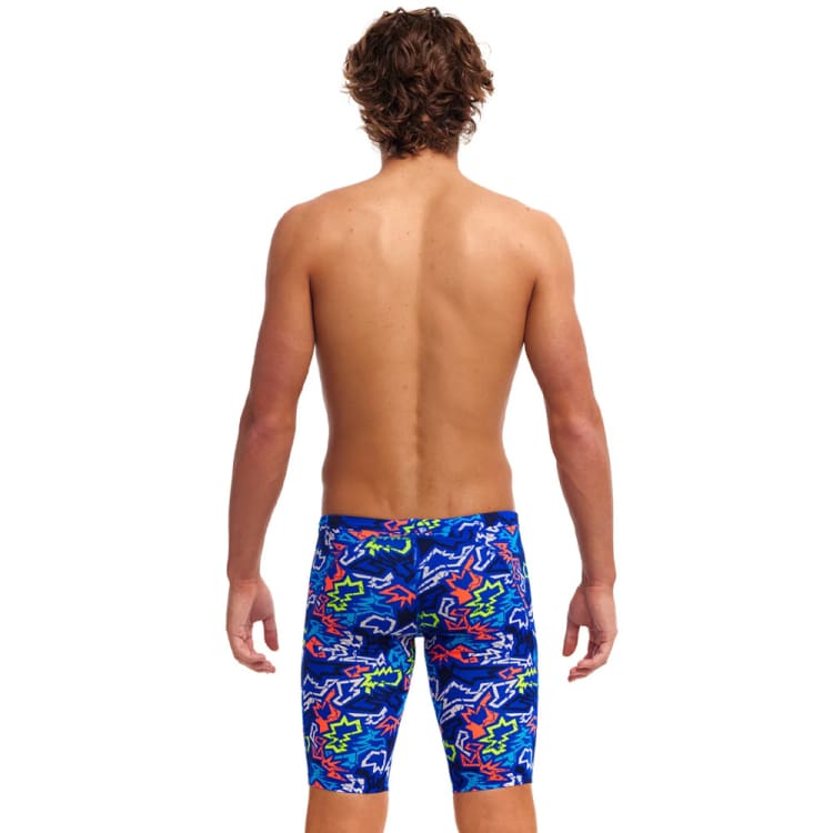 Swimsuits: Funky Men Training Jammers-BROKEN HEARTS - 2024, Blue, Clothing, Fashion, FUNKY | FTS003M7178832