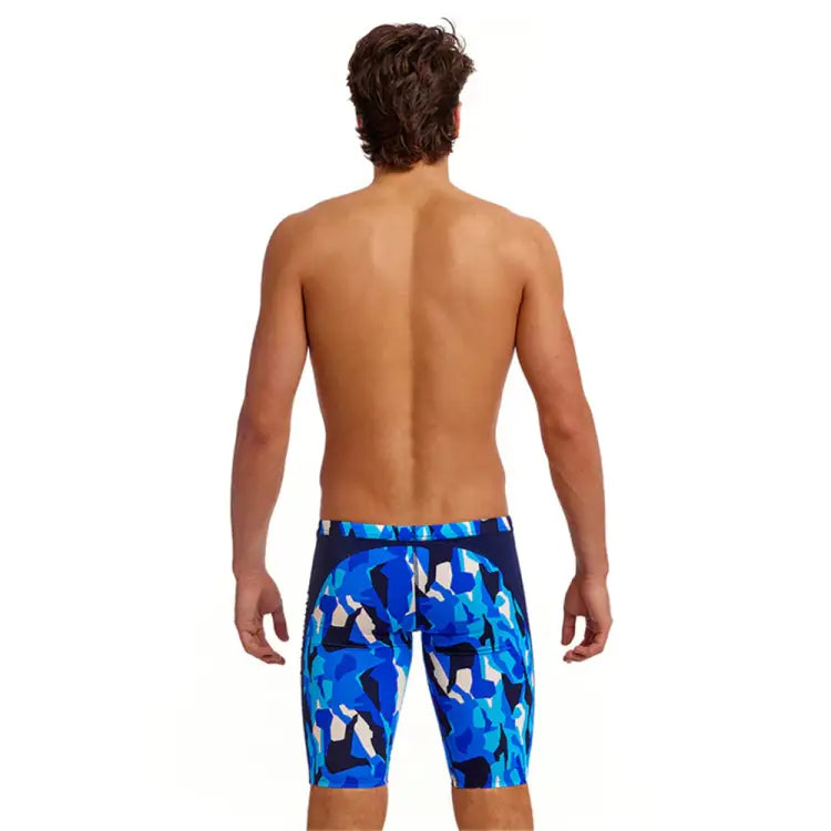 Swimsuits: Funky Men Training Jammers-CHAZ MICHAEL - 2024, Blue, Clothing, Fashion, FUNKY | FTS003M7191130