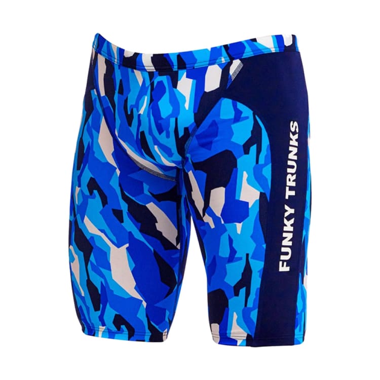 Swimsuits: Funky Men Training Jammers-CHAZ MICHAEL - Funky / Blue / 30 / 2024, Blue, Clothing, Fashion, FUNKY | FTS003M7191130