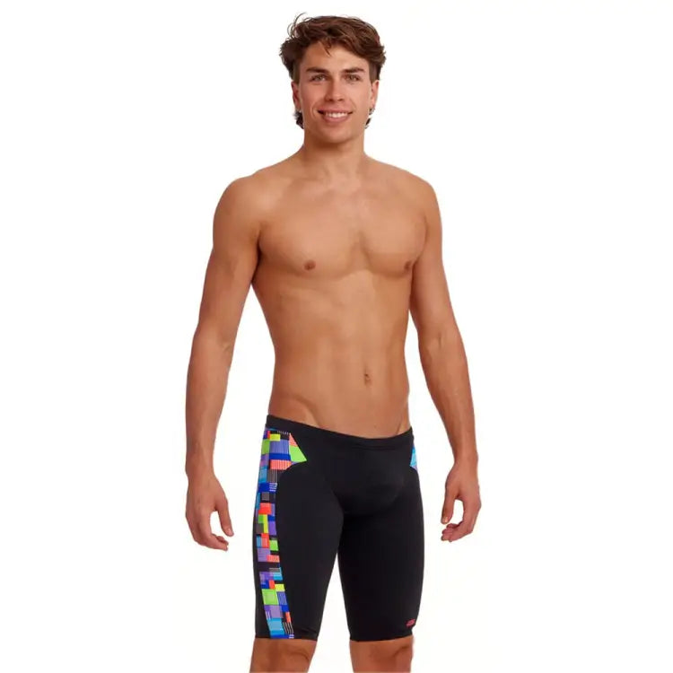 Swimsuits: Funky Men Training Jammers-CHIP SET - 2024, Black, Clothing, Fashion, FUNKY | FTS003M7190730