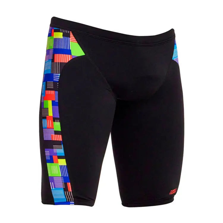 Swimsuits: Funky Men Training Jammers-CHIP SET - 2024, Black, Clothing, Fashion, FUNKY | FTS003M7190730