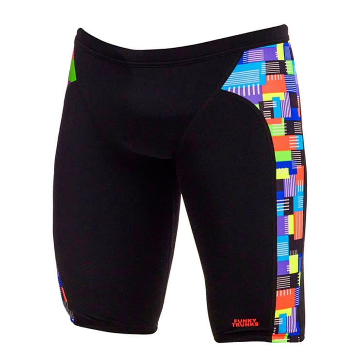 Swimsuits: Funky Men Training Jammers-CHIP SET - Funky / Black / 30 / 2024, Black, Clothing, Fashion, FUNKY | FTS003M7190730
