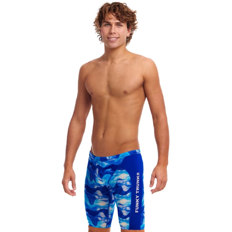 Swimsuits: Funky Men Training Jammers-DIVE IN - 2024, Blue, Clothing, Fashion, FUNKY | FTS003M7181632