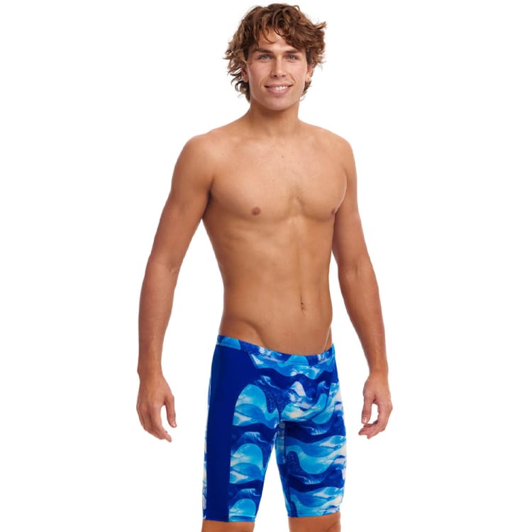 Swimsuits: Funky Men Training Jammers-DIVE IN - 2024, Blue, Clothing, Fashion, FUNKY | FTS003M7181632