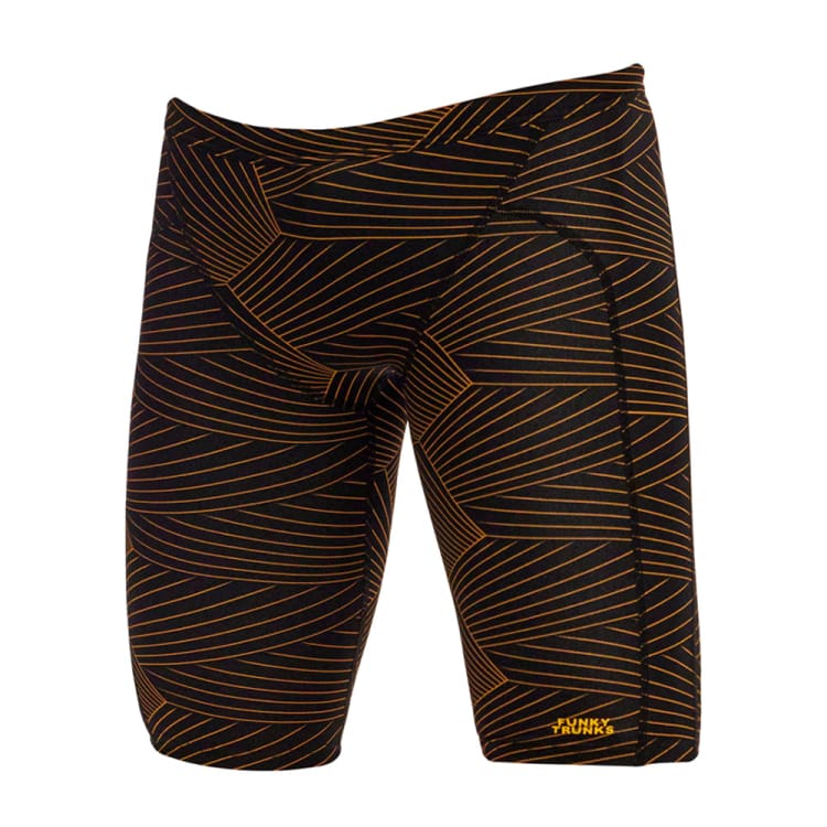 Swimsuits: Funky Men Training Jammers-GOLD WEAVER - Funky / Black / 30 / 2024, Black, Clothing, Fashion, FUNKY | FTS003M7194330