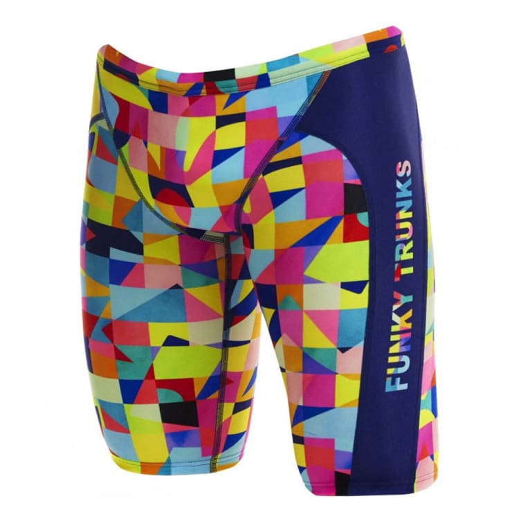 Swimsuits: Funky Men Training Jammers-ON THE GRID - Funky / Multi / 32 / 2024, Clothing, Fashion, FUNKY, Funky Trunks | FTS003M7180632