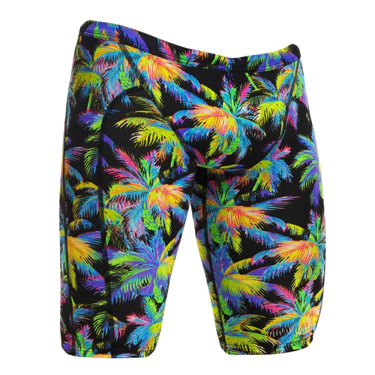 Swimsuits: Funky Men Training Jammers-PARADISE PLEASE - 2024, Black Tropic, Clothing, Fashion, FUNKY | FTS003M7182332