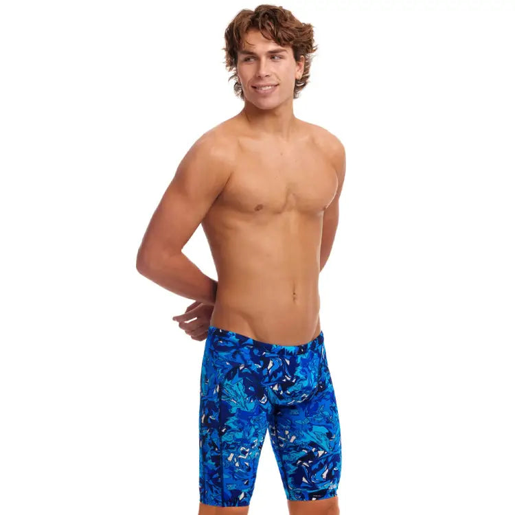 Swimsuits: Funky Men Training Jammers-TRUE BLUEY - 2024, Blue, Clothing, Fashion, FUNKY | FTS003M7181432