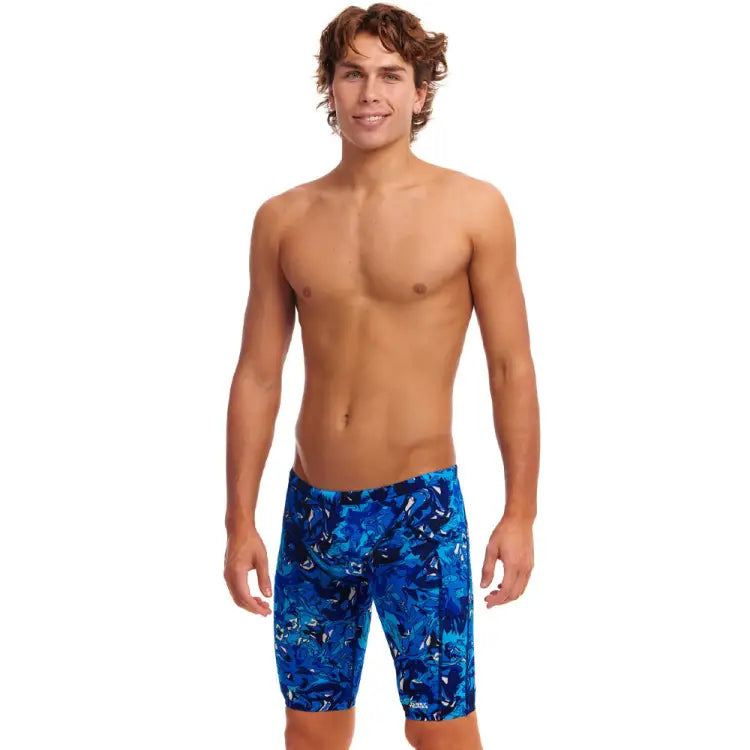 Swimsuits: Funky Men Training Jammers-TRUE BLUEY - 2024, Blue, Clothing, Fashion, FUNKY | FTS003M7181432