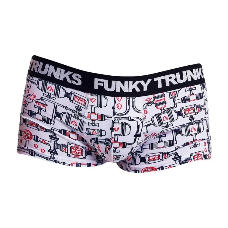 Inner Wear: Funky Men Underwear Trunks-Good Plumbing - Bottom, Clothing, Fashion, FUNKY, Funky Trunks | FT50M71434XS