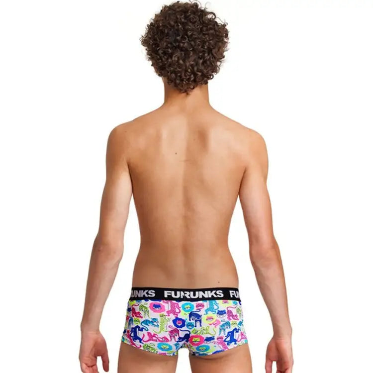 Inner Wear: Funky Men Underwear Trunks-Kitty Cat - Bottom, Clothing, Fashion, FUNKY, Funky Trunks | FT50M71442XS
