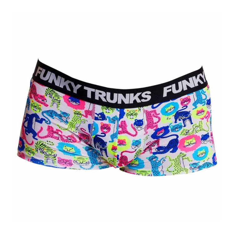Inner Wear: Funky Men Underwear Trunks-Kitty Cat - Bottom, Clothing, Fashion, FUNKY, Funky Trunks | FT50M71442XS
