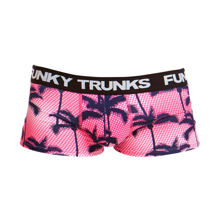 Inner Wear: Funky Men Underwear Trunks-Pop Palms - Bottom, Clothing, Fashion, FUNKY, Funky Trunks | FT50M01989XS
