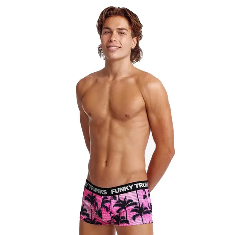 Inner Wear: Funky Men Underwear Trunks-Pop Palms - Funky / Pop Palms / XS / Bottom, Clothing, Fashion, FUNKY, Funky Trunks | FT50M01989XS
