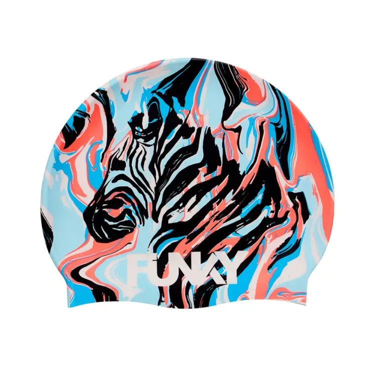 Swim Caps: Funky Silicone Swim Cap-Free Spirit - Funky / Free Spirit / ON / Accessories, Caps, Fashion, Free Spirit, FUNKY | FYG017N7147400