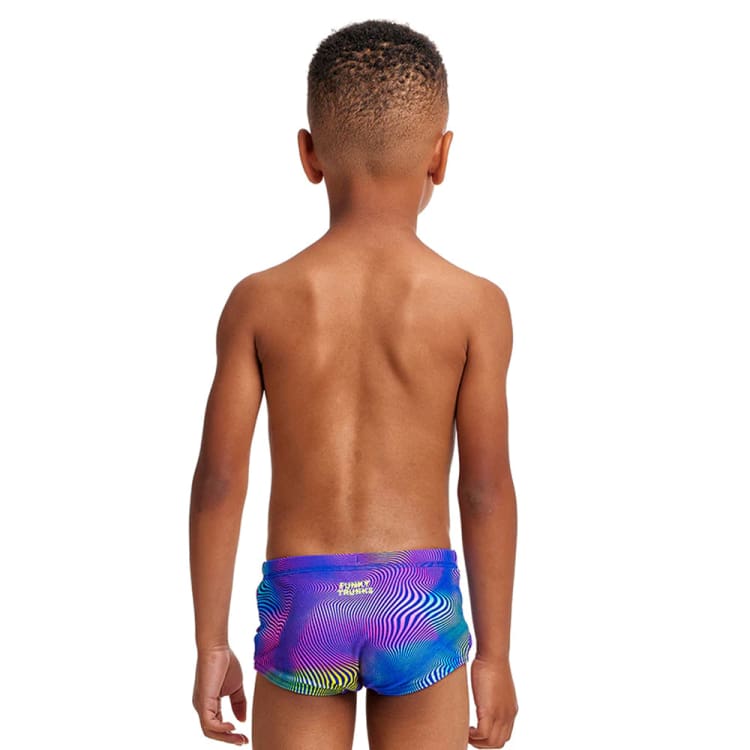 Swimsuits: Funky Toddler Printed Trunks-Screen Time - Boys, Clothing, Fashion, FUNKY, Funky Trunks | FT32T7148803