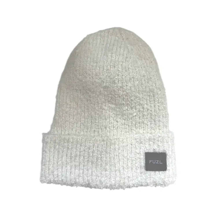 Headwear / Beanies: Fuzl Snow Beanie-WHITE - Fuzl / White / Free / 2025, Accessories, Bearx, Head & Neck Wear, Headwear / Beanies