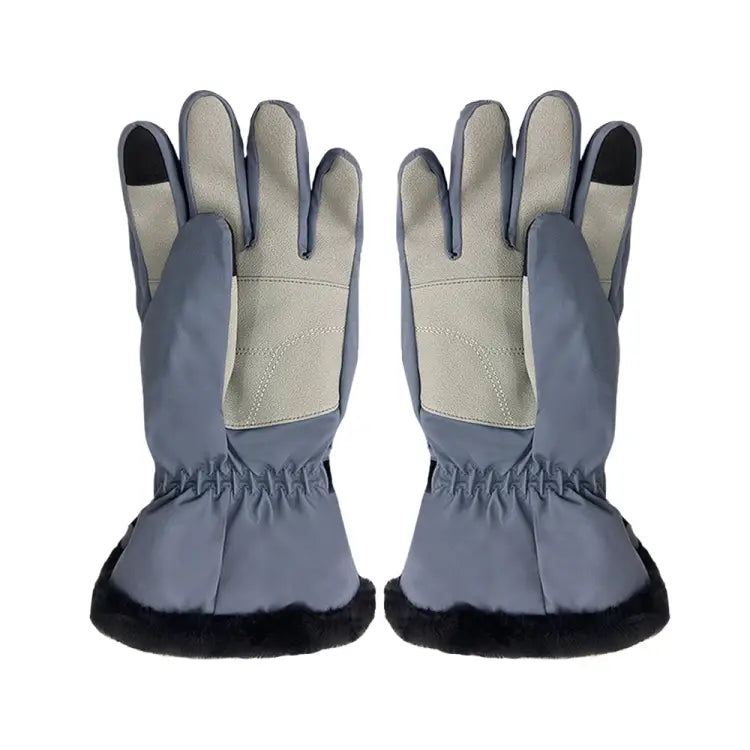 Gloves & Mittens / Snow: Fuzl Women Fur Snow Glove-STONE - 2024, Accessories, Bearx, Gloves & Mittens, Gloves & Mittens / Snow