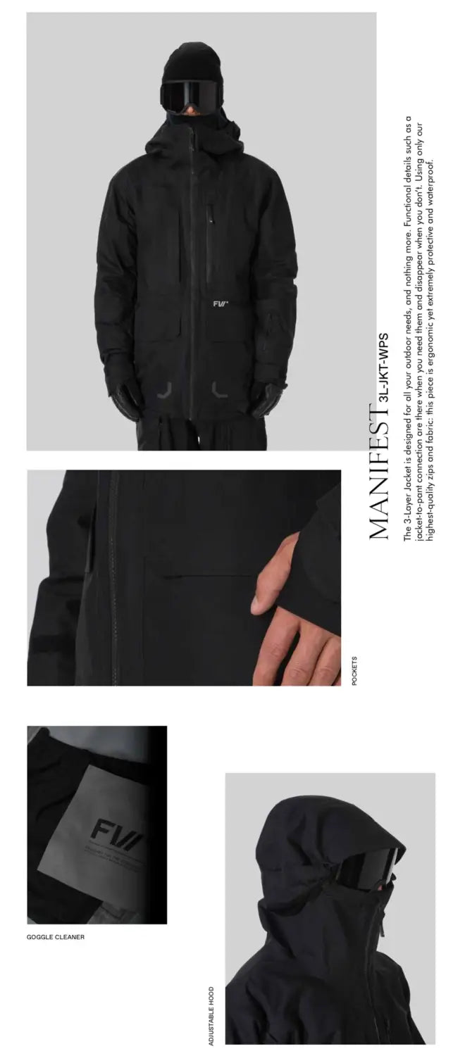 FW MANIFEST 3-layer jacket WPS エフダブリュー Fw Manifest 3l Snow Jacket Wps - Alpine Forest [swiss Brand] \u2013 optcool