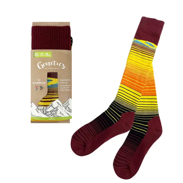 Socks / Snow: Genetics Snow Socks-WINE - Genetics / Wine / 22-25cm / 2024, Accessories, Bearx, Ice & Snow, LCX | JP451863081014-WIN-22/25
