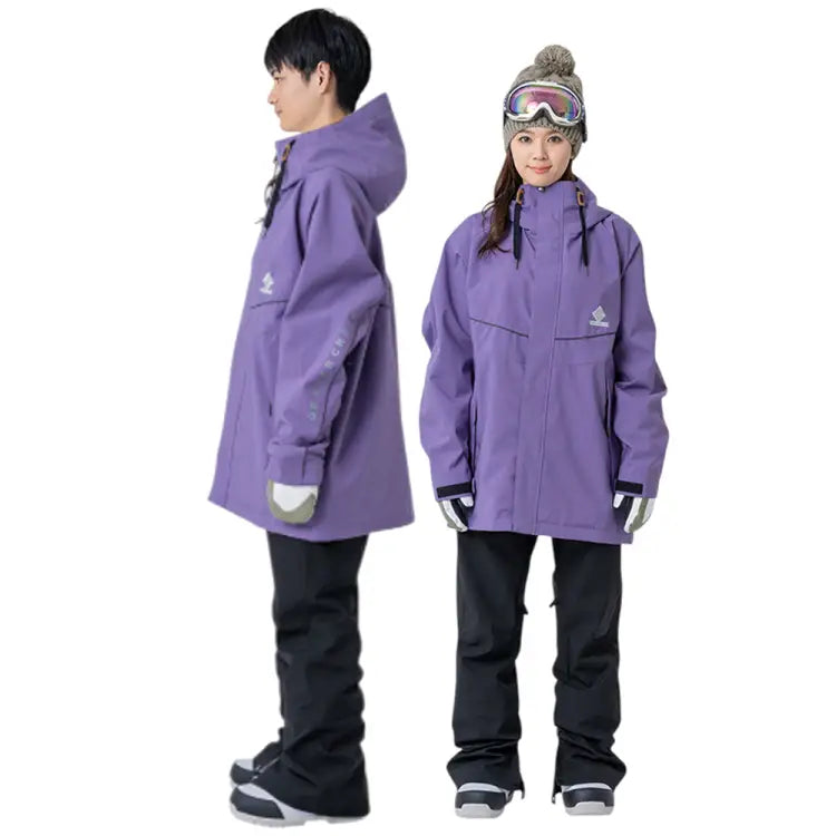 Jackets / Snow: Graver Unisex Boundary Snow Jacket-PURPLE - 2025, Clothing, Graver Creek, Ice & Snow, Jackets