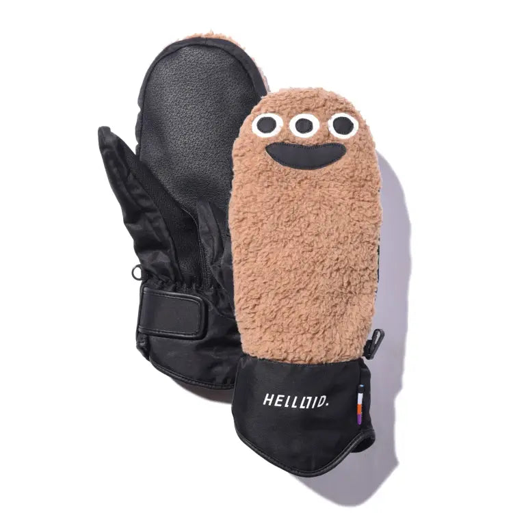 Gloves & Mittens / Snow: Helloid Boa Mitten Snow Glove-BEIGE - Helloid / Beige / S / 2024, Accessories, Beige, BRUINS, Gloves & Mittens