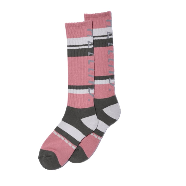 Socks / Snow: Helloid Border Snow Socks-ROSE - Helloid / Rose / S/M / 2024, Accessories, Helloid, Ice & Snow, LCX | 24HEL-S32ROSE-S/M