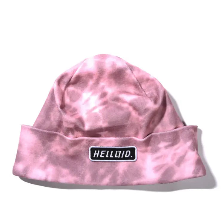 Headwear / Beanies: Helloid Fleece Beanie-ROSE TIEDYE - Helloid / Rose TieDye / Free / 2024, Accessories, Head & Neck Wear, Headwear