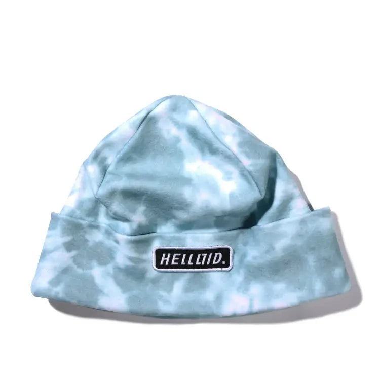 Headwear / Beanies: Helloid Fleece Beanie-SAGE TIEDYE - Helloid / Sage TieDye / Free / 2024, Accessories, Head & Neck Wear, Headwear