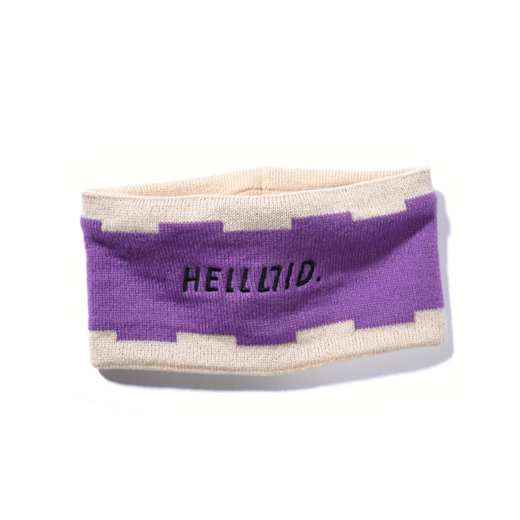 Headwear / Hair Band: Helloid Knit Hair Band-PURPLE - Helloid / Purple / Free / 2024, Accessories, Head & Neck Wear, Headwear / Hair Band,