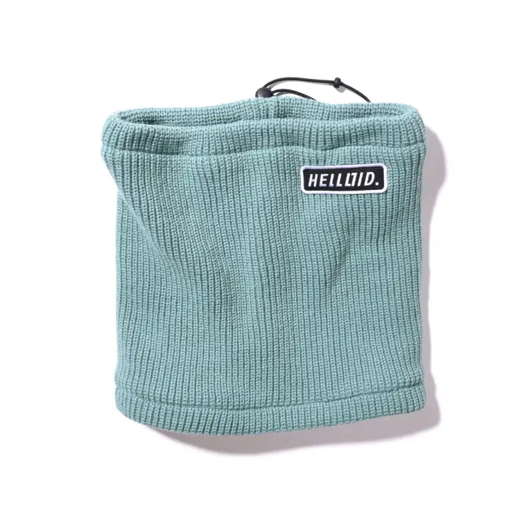 Bandanas & Face Masks: Helloid Knit Neck Warmer-SAGE - Helloid / Sage / ON / 2024, Accessories, Bandanas & Face Masks, Head & Neck Wear,