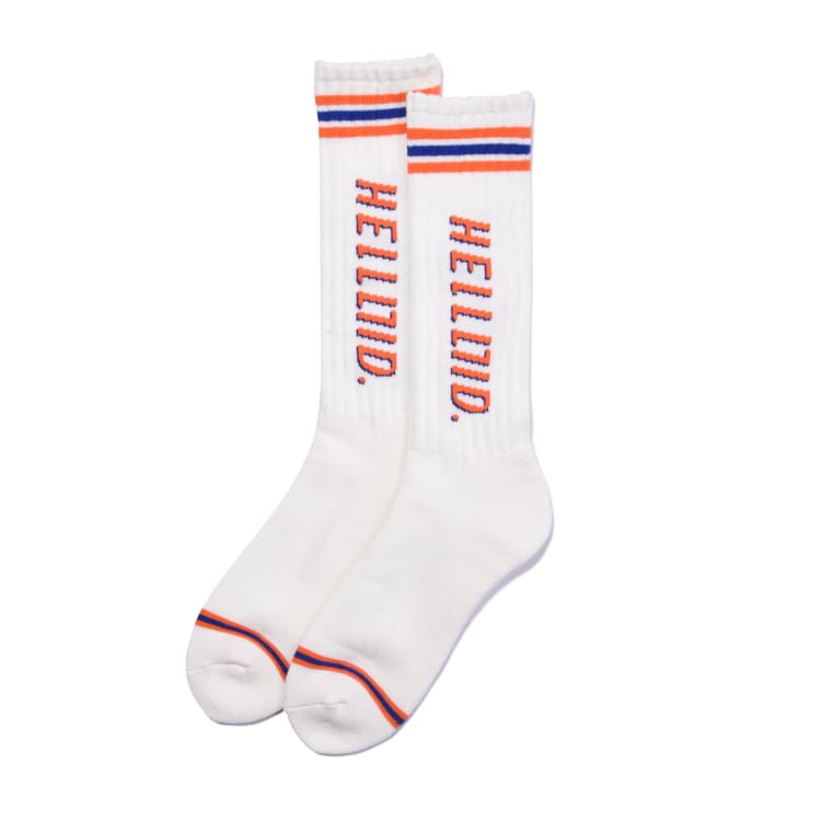 Socks / Snow: Helloid Logo Snow Socks-WHITE - Helloid / White / S/M / 2024, Accessories, Helloid, Ice & Snow, LCX | 24HEL-S31WHITE-S/M