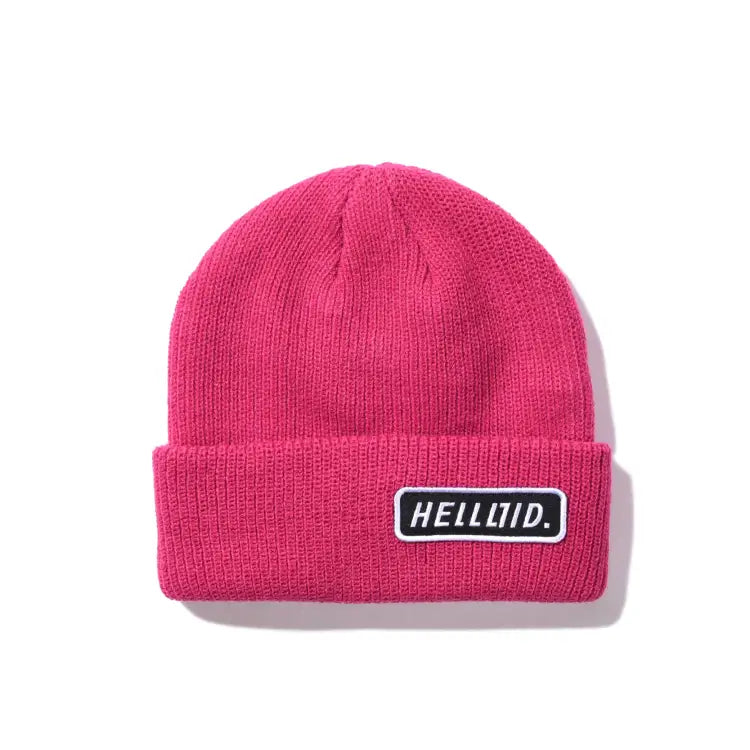 Headwear / Beanies: Helloid Watch Beanie-F.PINK - Helloid / Pink / Free / 2024, Accessories, Head & Neck Wear, Headwear / Beanies, Helloid