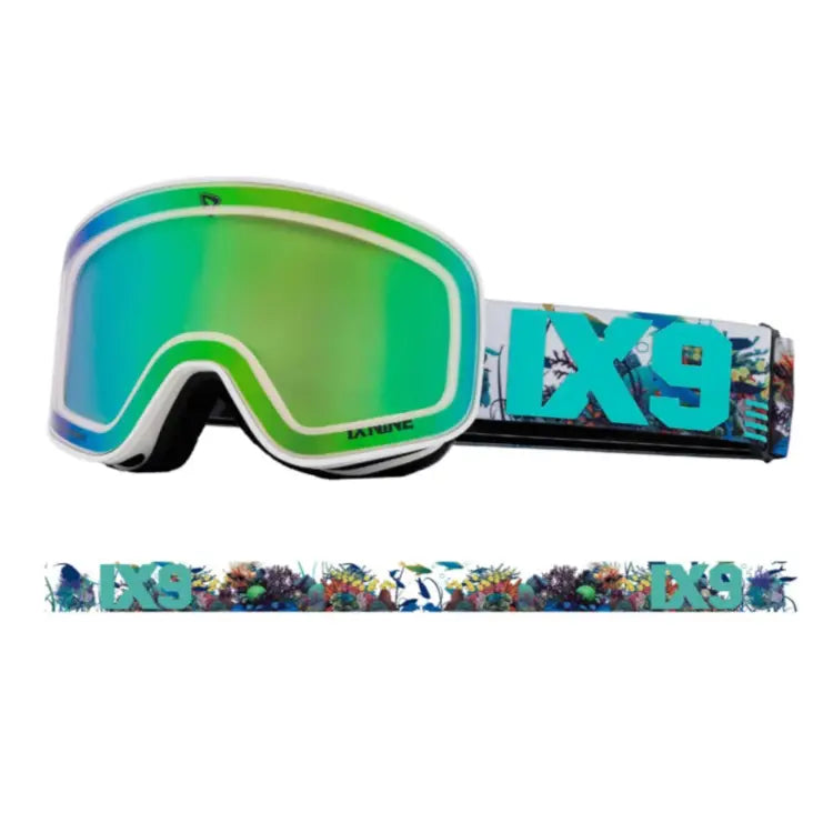Goggles / Snow: Ixnine Ix3-06 Photochromic Snow Goggle-green [korean Brand] - IXNINE / Green / ON / 2025, Accessories, Eyewear, Goggles,