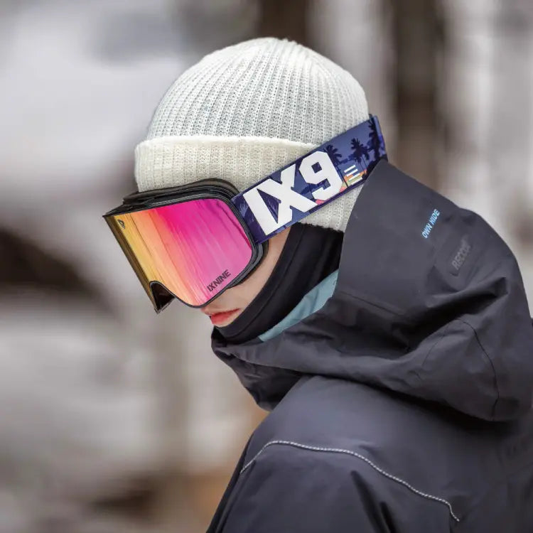 Goggles / Snow: Ixnine Ix3-07 Photochromic Snow Goggle-rouge [korean Brand] - IXNINE / Rouge / ON / 2025, Accessories, Eyewear, Goggles