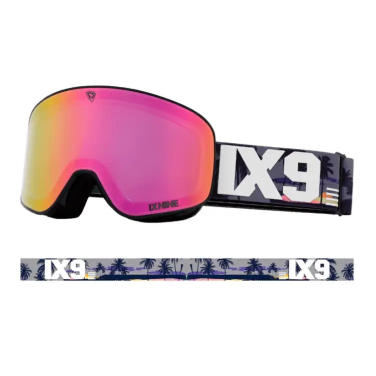 Goggles / Snow: Ixnine Ix3-07 Photochromic Snow Goggle-rouge [korean Brand] - IXNINE / Rouge / ON / 2025, Accessories, Eyewear, Goggles,