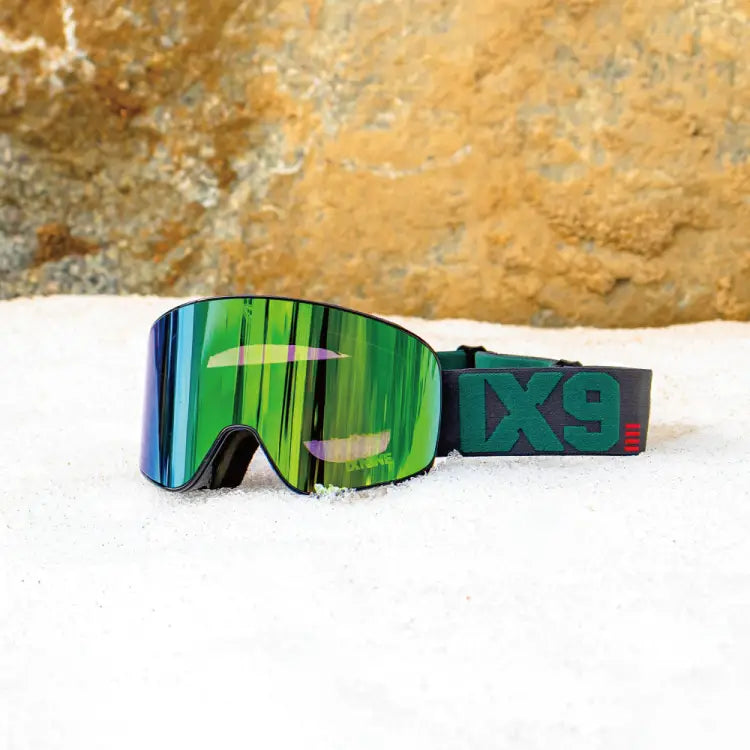 Goggles / Snow: Ixnine Ix3-14 Snow Goggle-green [korean Brand] - IXNINE / Green / ON / 2025, Accessories, Eyewear, Goggles, Goggles / Snow