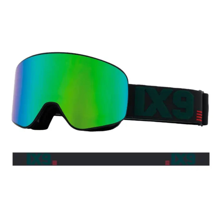 Goggles / Snow: Ixnine Ix3-14 Snow Goggle-green [korean Brand] - IXNINE / Green / ON / 2025, Accessories, Eyewear, Goggles, Goggles / Snow