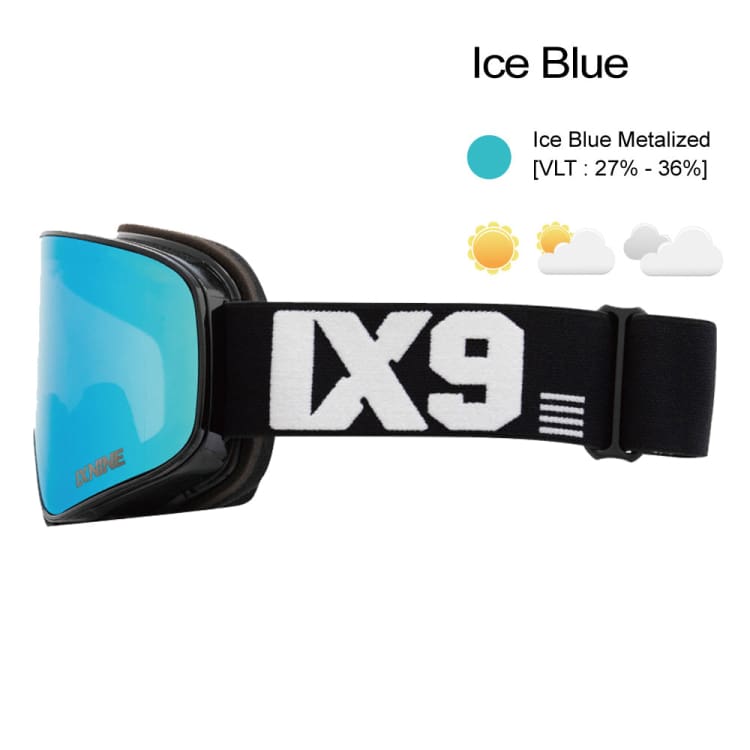 Goggles / Snow: Ixnine IX3-15 Snow Goggles-ICE BLUE [Korean Brand] - IXNINE / Ice Blue / ON / 2024, Accessories, Eyewear, Goggles, Goggles