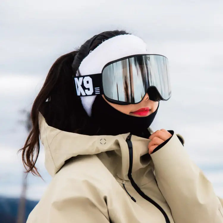 Goggles / Snow: Ixnine IX3-16 Snow Goggles-BLACK [Korean Brand] - IXNINE / Black / ON / 2024, Accessories, Black, Eyewear, Goggles