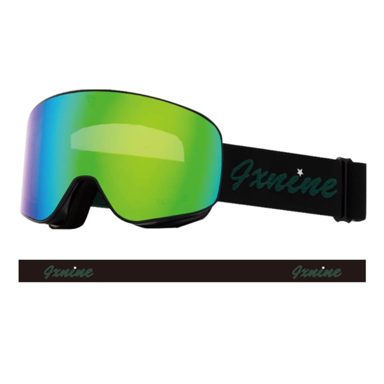 Goggles / Snow: Ixnine IX3-18 Snow Goggles-FOREST GREEN [Korean Brand] - IXNINE / Forest Green / ON / 2024, Accessories, Eyewear, Forest