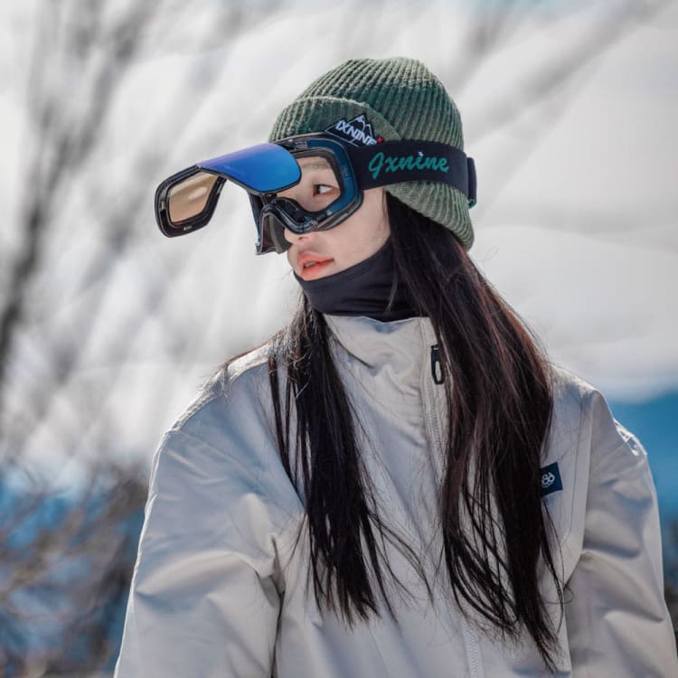 Goggles / Snow: Ixnine IX3-18 Snow Goggles-FOREST GREEN [Korean Brand] - IXNINE / Forest Green / ON / 2024, Accessories, Eyewear, Forest