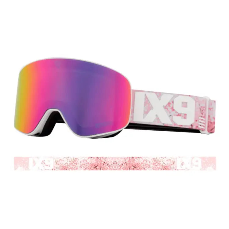 Goggles / Snow: Ixnine Ix3-20 Snow Goggle-cherry [korean Brand] - IXNINE / Cherry / ON / 2025, Accessories, Cherry, Eyewear, Goggles