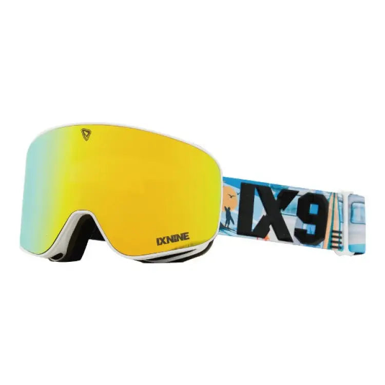 Goggles / Snow: Ixnine IX3-24 Snow Goggles-SURF TRIP [Korean Brand] - IXNINE / Surf Trip / ON / 2024, Accessories, Eyewear, Goggles,