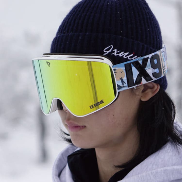 Goggles / Snow: Ixnine IX3-24 Snow Goggles-SURF TRIP [Korean Brand] - IXNINE / Surf Trip / ON / 2024, Accessories, Eyewear, Goggles,