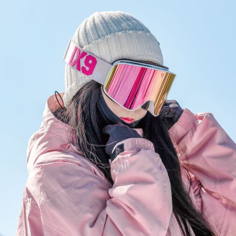 Goggles / Snow: Ixnine IX3-25 Snow Goggles-SKY CORAL [Korean Brand] - IXNINE / Sky Coral / ON / 2024, Accessories, Eyewear, Goggles,