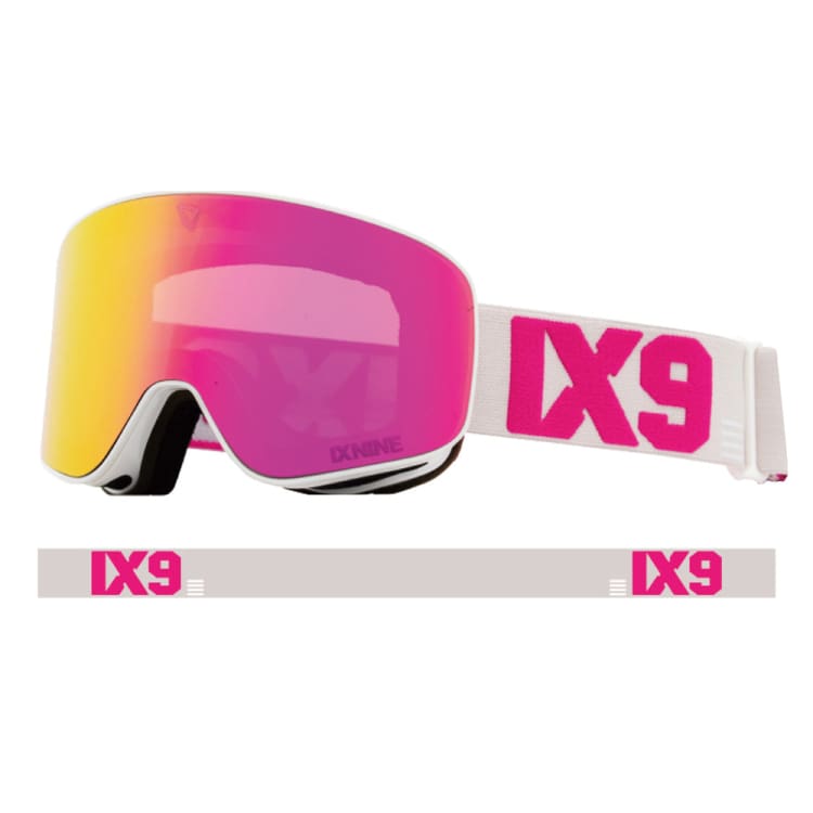 Goggles / Snow: Ixnine IX3-25 Snow Goggles-SKY CORAL [Korean Brand] - IXNINE / Sky Coral / ON / 2024, Accessories, Eyewear, Goggles,