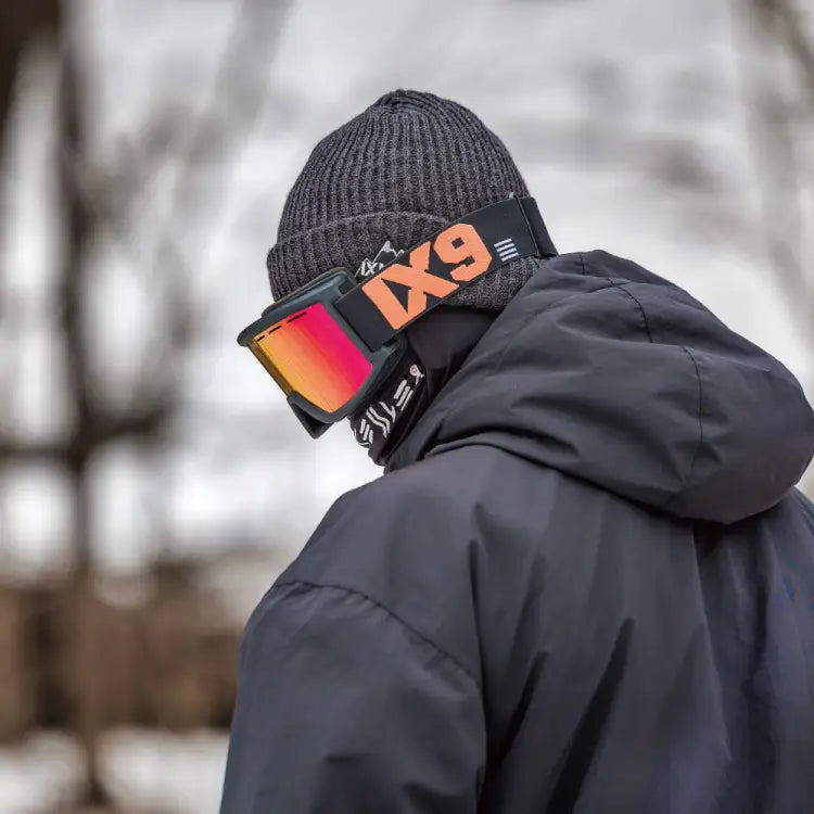 Goggles / Snow: Ixnine Ix5-02 Snow Goggle-flame [korean Brand] - IXNINE / Flame / ON / 2025, Accessories, Eyewear, Flame, Goggles